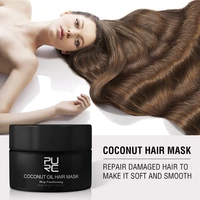 coconut oil hair mask strong anti breaking protection after dyeing restore hydration nourish scalp soothing treatment hair care
