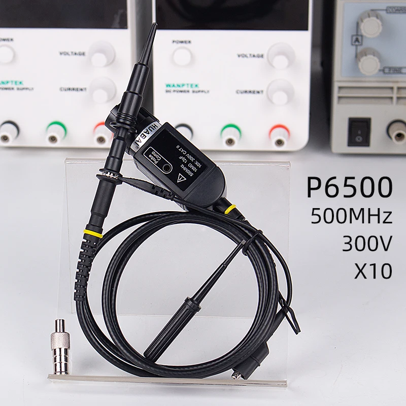 

P6100 Oscilloscope Probe DC-100MHz Scope Clip Probe 200Mhz 500Mhz PK8100 PK8200 X1 X10 Osciloscopio Test Probes 300V 600V 1200V