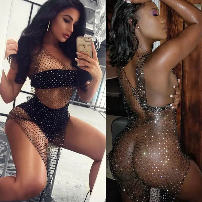 Женское кружевное бикини с оборками покрывающее купальник пляжное платье