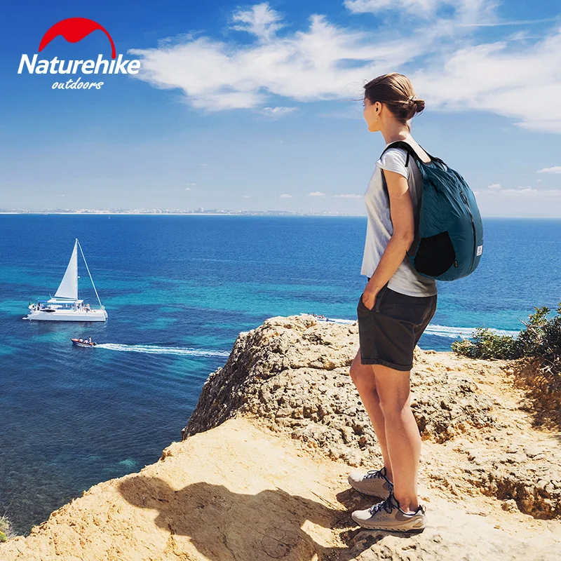 Складной рюкзак на плечо Naturehike светильник водонепроницаемый легкий кожаный