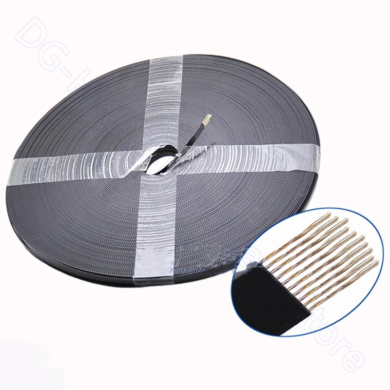 

Ремень ГРМ GT2/5 м с открытым ремнем, синхронный ремень передачи колеса из искусственной кожи, ширина 6 мм/15 мм, запчасти для 3D-принтера