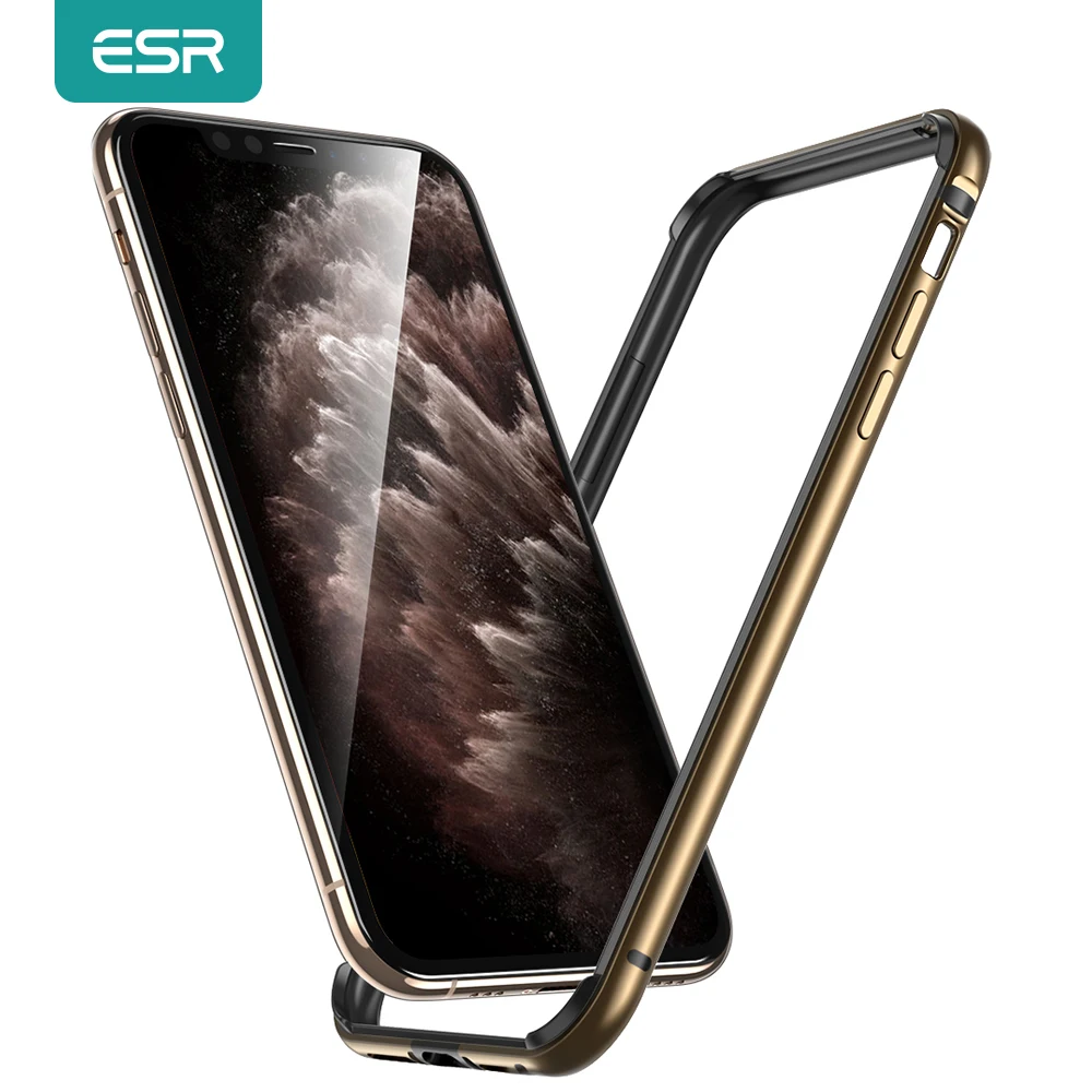 Металлический бампер ESR Crown для iPhone 11 Pro Max SE 2020 2nd Gen мягкий внутренний роскошный