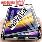 Магнитный чехол с полной защитой 360 градусов для Xiaomi Mi Poco X3 NFC, чехол, оболочка для Xiaomi Poco X3 X 3 Pro, двухсторонний стеклянный чехол, оболочка