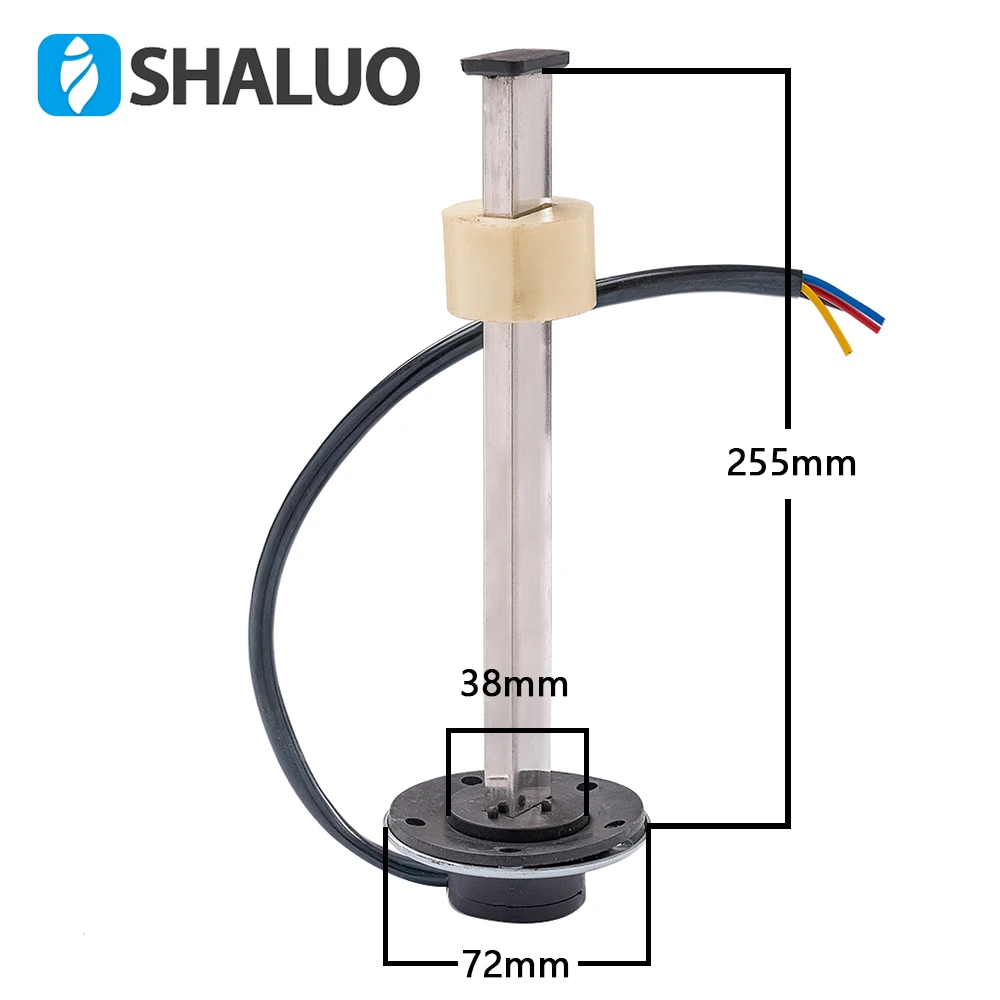 Глубина 255 мм Автомобильный линейный датчик топлива из нержавеющей стали от 106 7