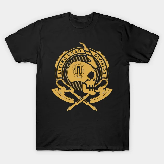

2021 Men/Women's Summer Black Street Fashion Hip Hop Living Dead Division Gundam T-shirt Cotton Tees Short Sleeve Tops