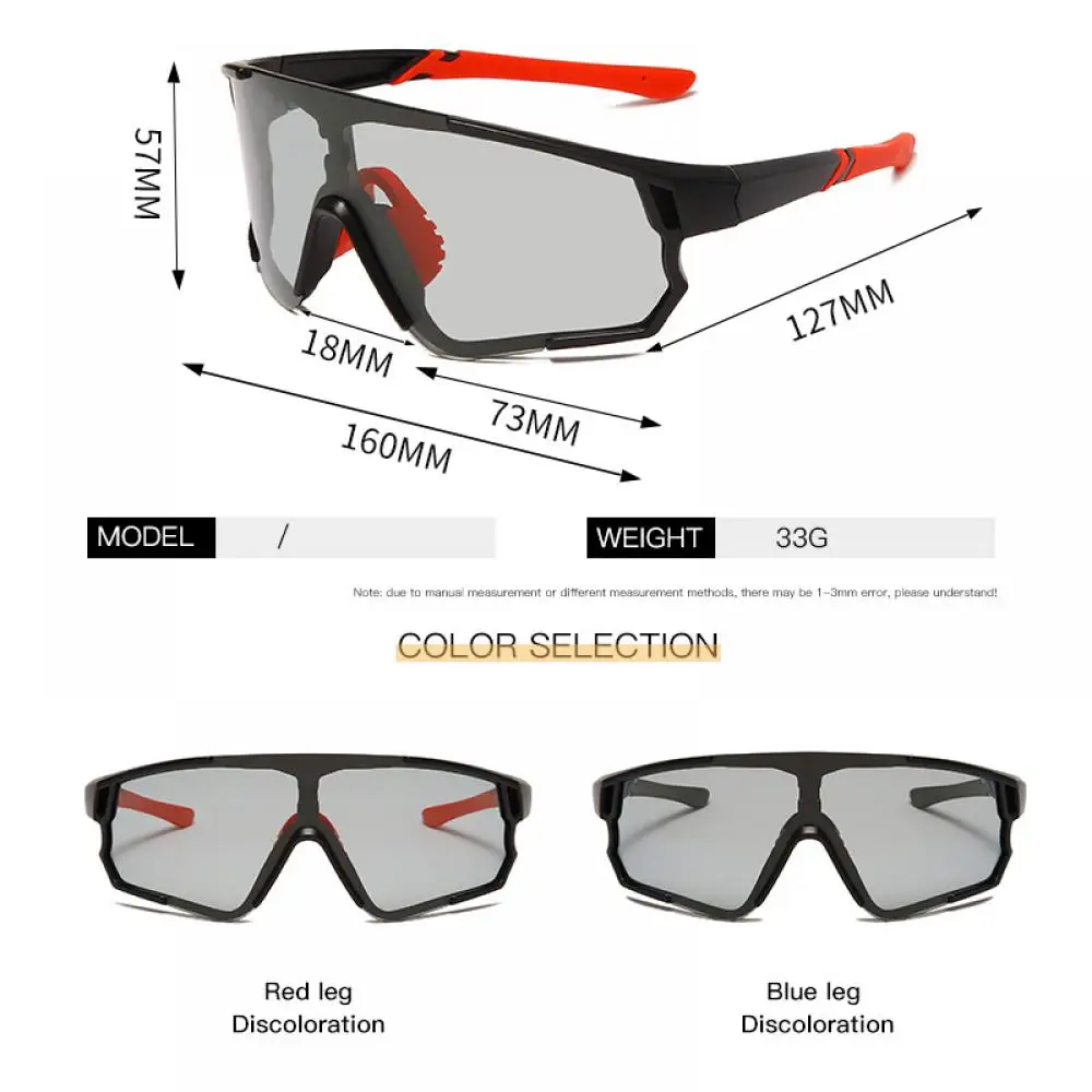 

LongKeeper Polarized Photochromic Sunglasses Men Women Outdoor Sports Goggles Male Driving Discoloration Sun Glasses UV400