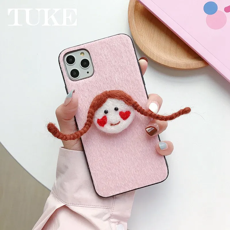 Модный Роскошный плюшевый меховой защитный чехол для Vivo Y71 Y71i милый пушистый с