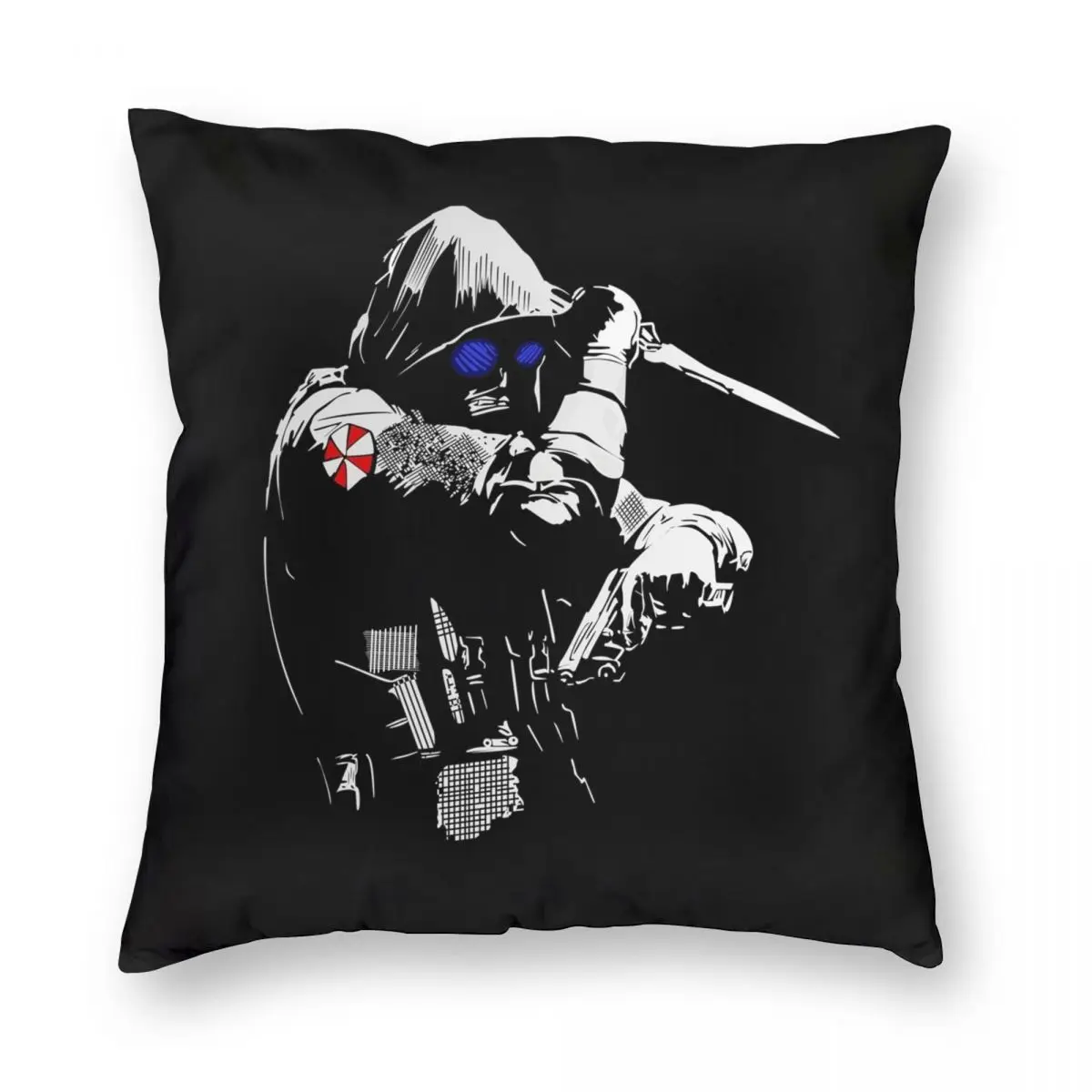 

Soldier Umbrella Corporation Corp Pillowcase Printing Polyester Cushion Cover Gift Throw Pillow Case Cover Home 40X40cm