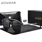 Солнцезащитные очки AOWEAR унисекс, поляризационные, винтажные, для вождения, 2021