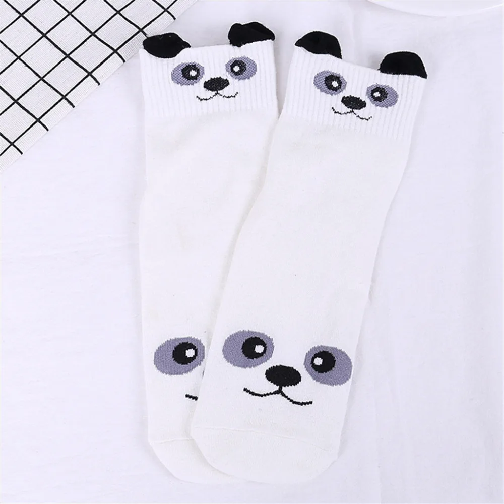 Новые милые забавные женские носки мягкие дышащие хлопковые с рисунком кота
