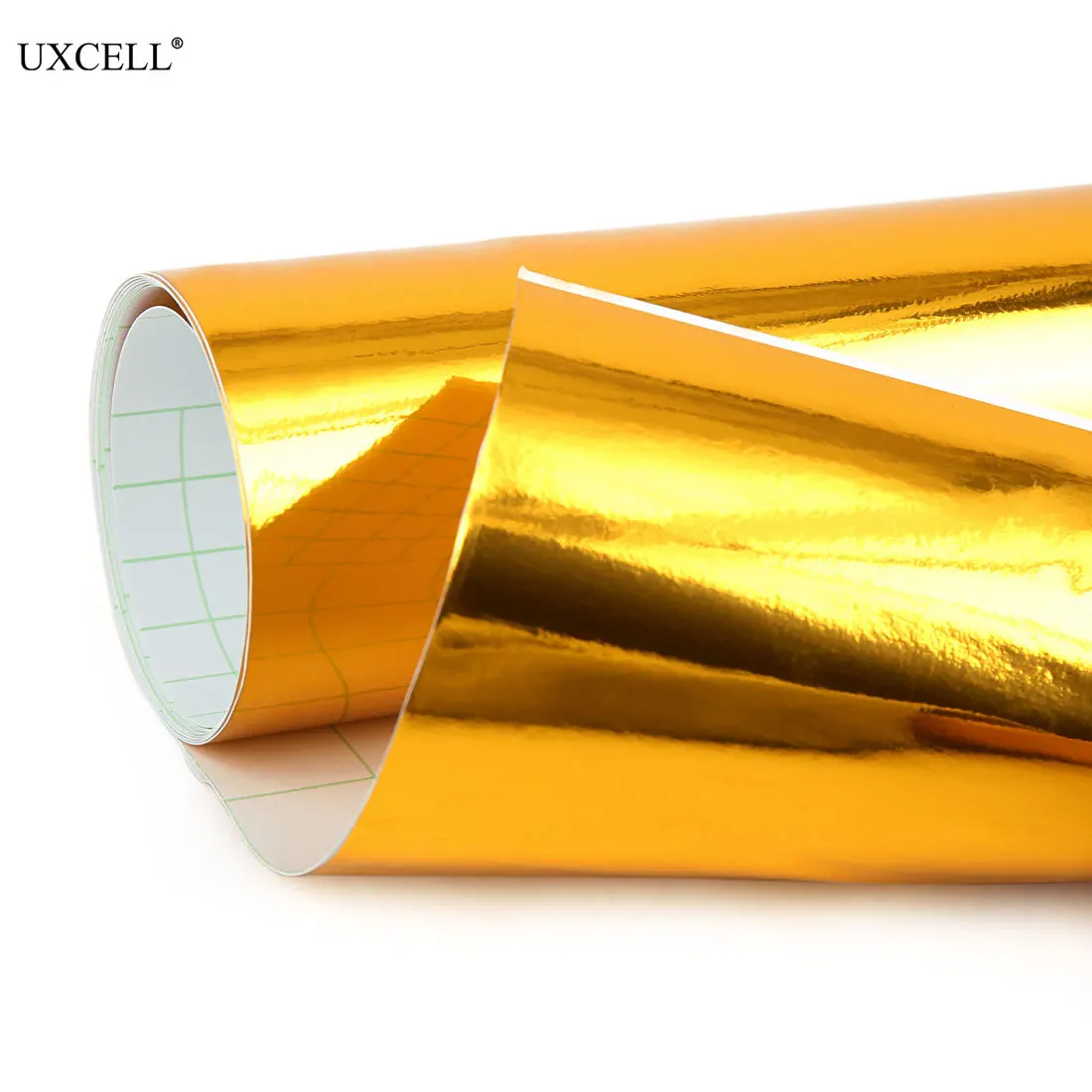 Наклейки для автомобиля Uxcell хромированные синие золотые серебряные красные без