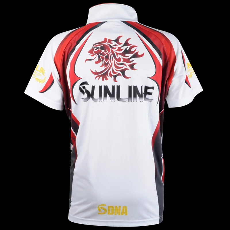 Летняя Рыбацкая рубашка Sunline с коротким рукавом одежда для рыбалки дышащая