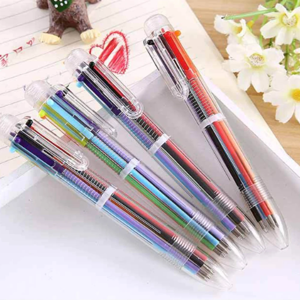 

Шариковая ручка 6 в 1, разноцветная, 1 шт.