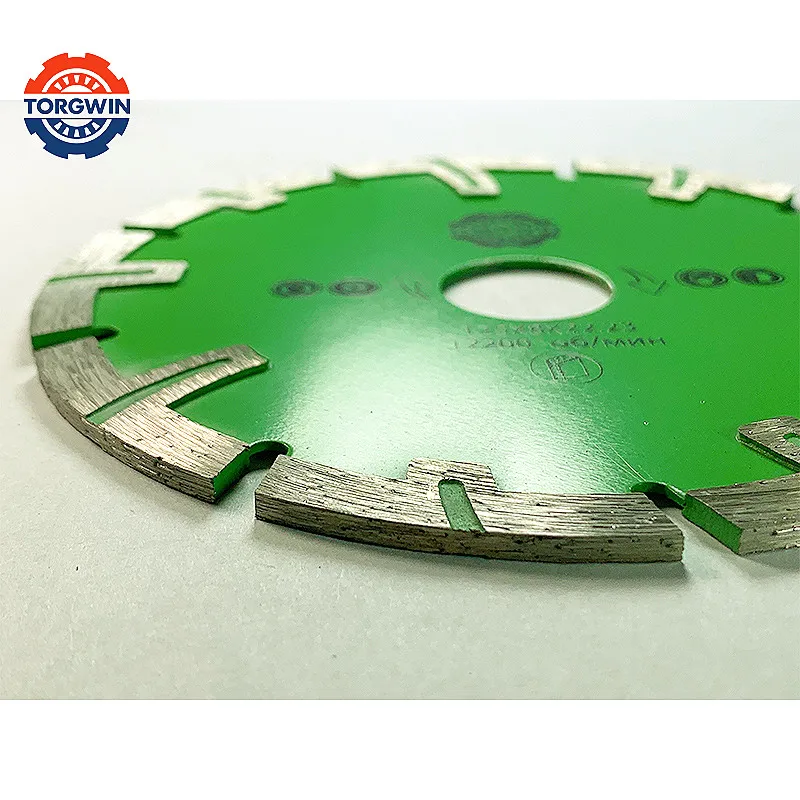 Diamond blade with turbo segments protective teeth for dry cutting of granite concrete slate gypsum clinker wood and others | Инструменты