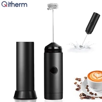 handhold electric milk frother mini food blender double spring egg beater egg whisk cappuccino coffee foam maker electric mixer