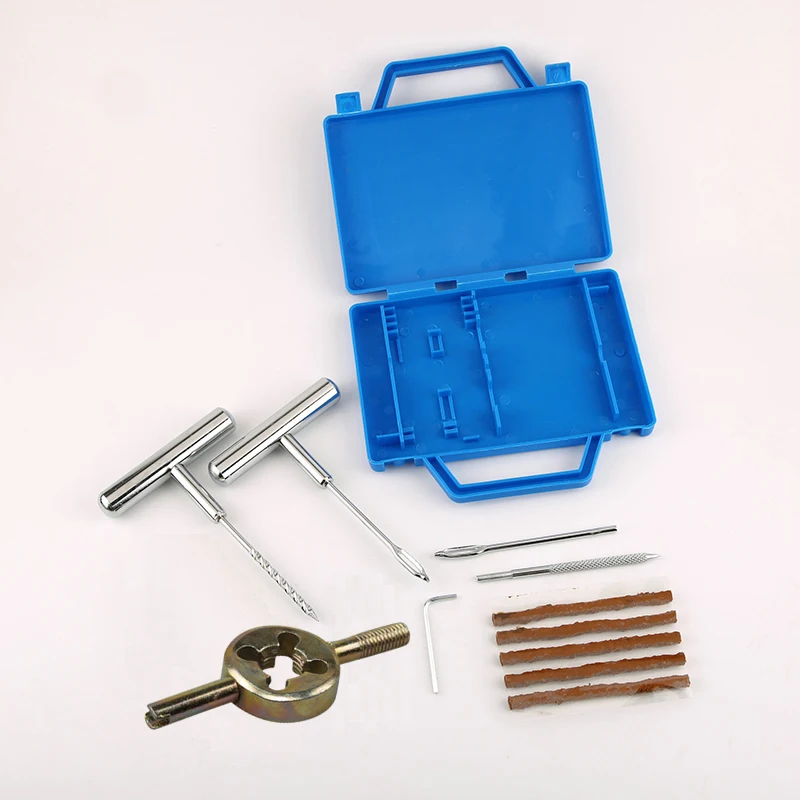 

Auto Tire Repair Kit Car Van Motorcycle Bike Tire Repair Tools Emergency Heavy Duty Tubeless Tire Puncture Repair Kit Plug Se