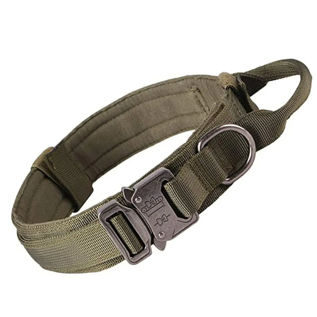 

Outdoor Dog Collars For Medium And Large Dogs Explosion-proof Collars Dog Traction Supplies Nylon Thickened Collars