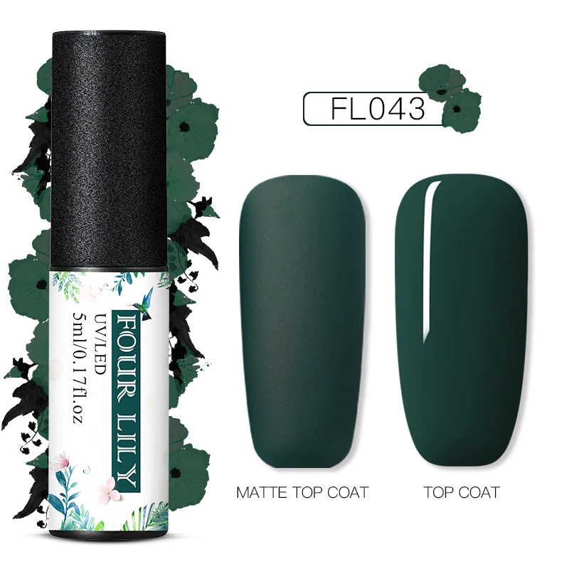 PS06814 Четыре Лили 60 Цвета Матовый УФ-гель для ногтей 5 мл Pure Nail Цвет матовый лаки для ногтей био-Гели Soak Off Гель лак для ногтей Лаки маникюрный лак - Цвет: PS06814