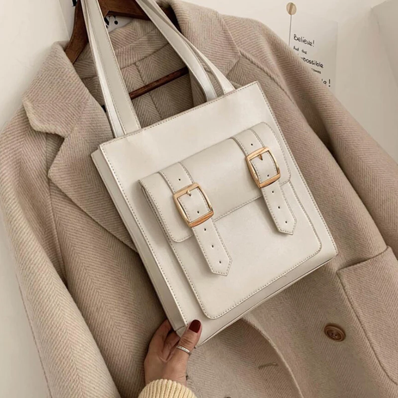 

Retro Bag Women's Messenger Bag 2020 New Fashion Large Capacity Bag Atmosphere One Shoulder Bag Simple Temperament Fashion Totes