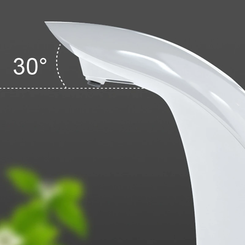 

Smart Soap Dispenser Automatic Infrared Sensor Household Battery Spray Foam Dripping Hand Washing No Contact White