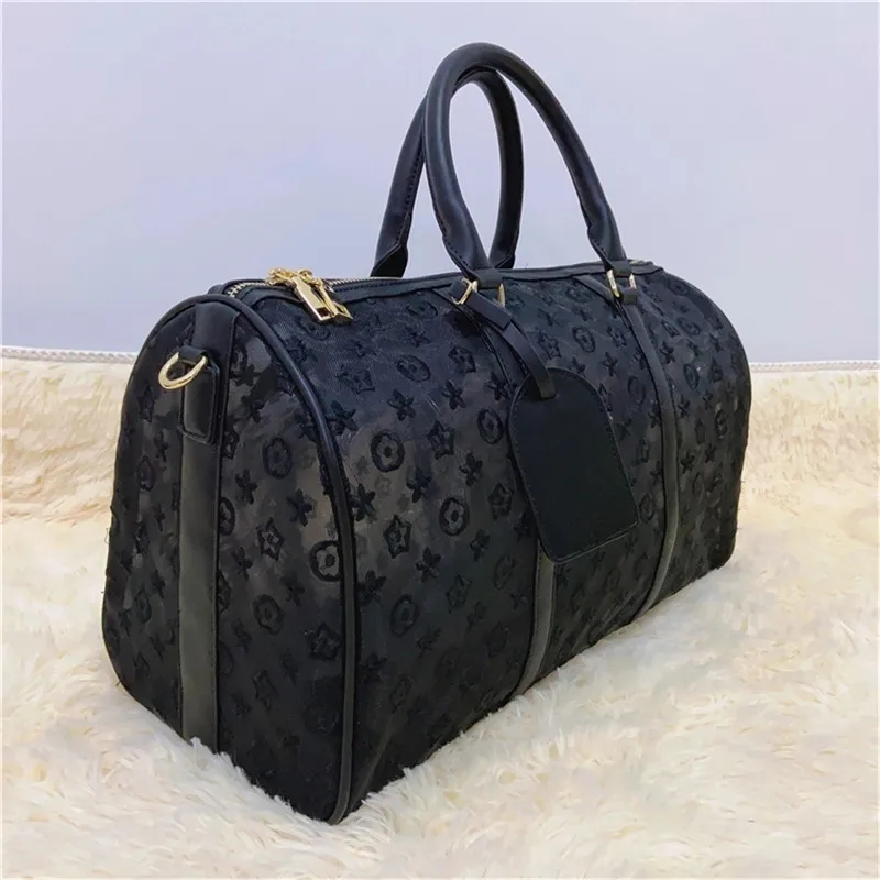 구매 여성을 위한 클래식 꽃 자수 여행 가방 나일론 럭셔리 레이디 체육관 피트니스 핸드백, 여성 대용량 휴대용 스포츠 더플 저렴한 여성을 위한 클래식 꽃 자수 여행 가방 나일론 럭셔리 레이디 체육관 피트니스 핸드백, 여성 대용량 휴대용 스포츠 더플