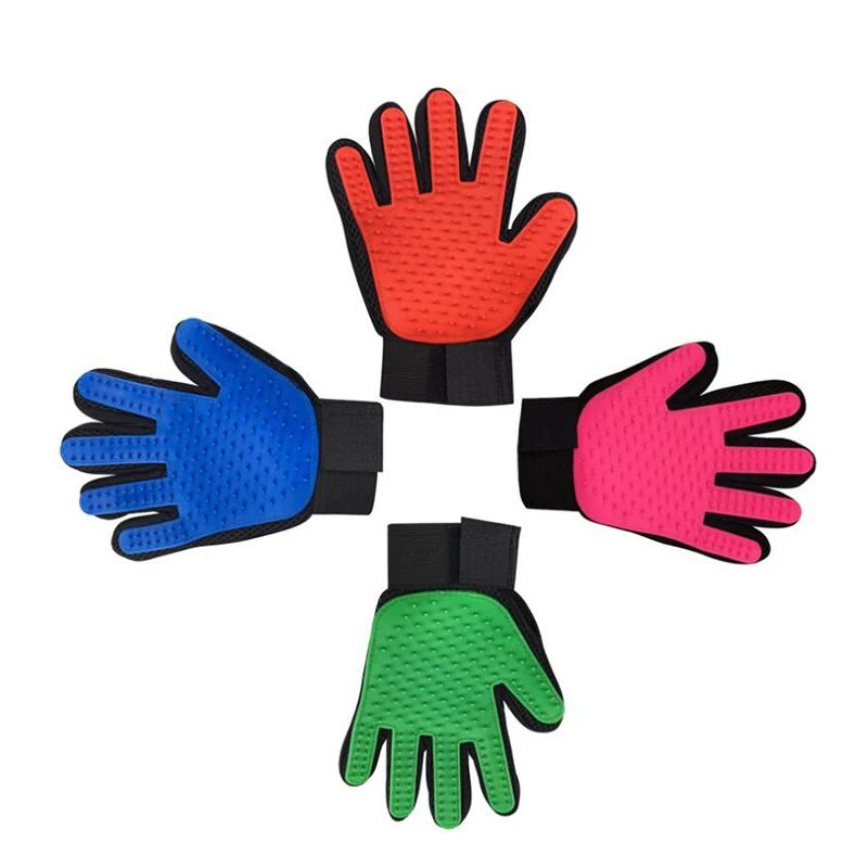 2 шт. перчатки щетки для груминга кошек и собак|Расчески собак| |