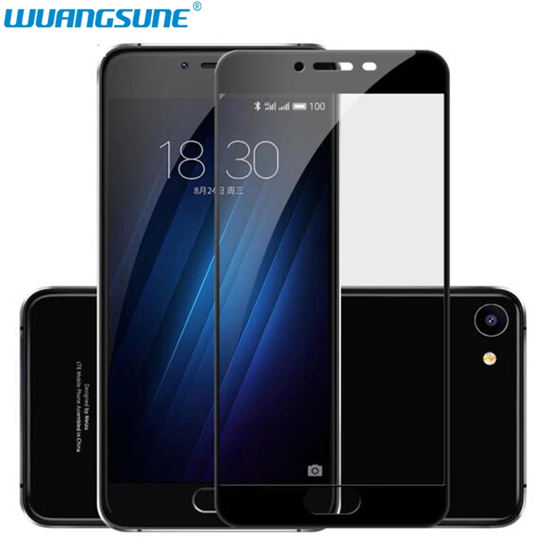 

For Meizu M3 Note U10 U20 Tempered Glass 2.5D Curved full Coverage Screen Protector for Meizu U 20 10 Full Cover Glass Film