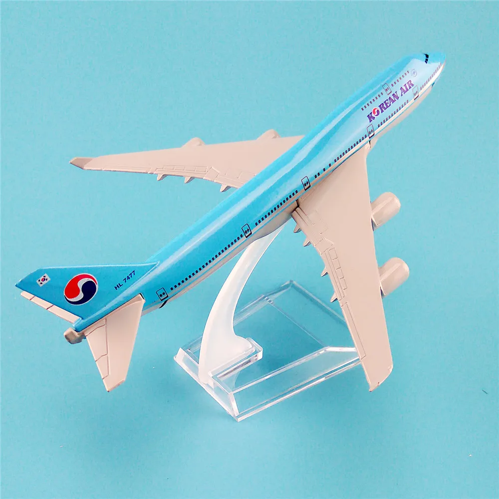 16 см самолет из металлического сплава корейский Air Airlines Boeing 747 B747 400 Airways модель