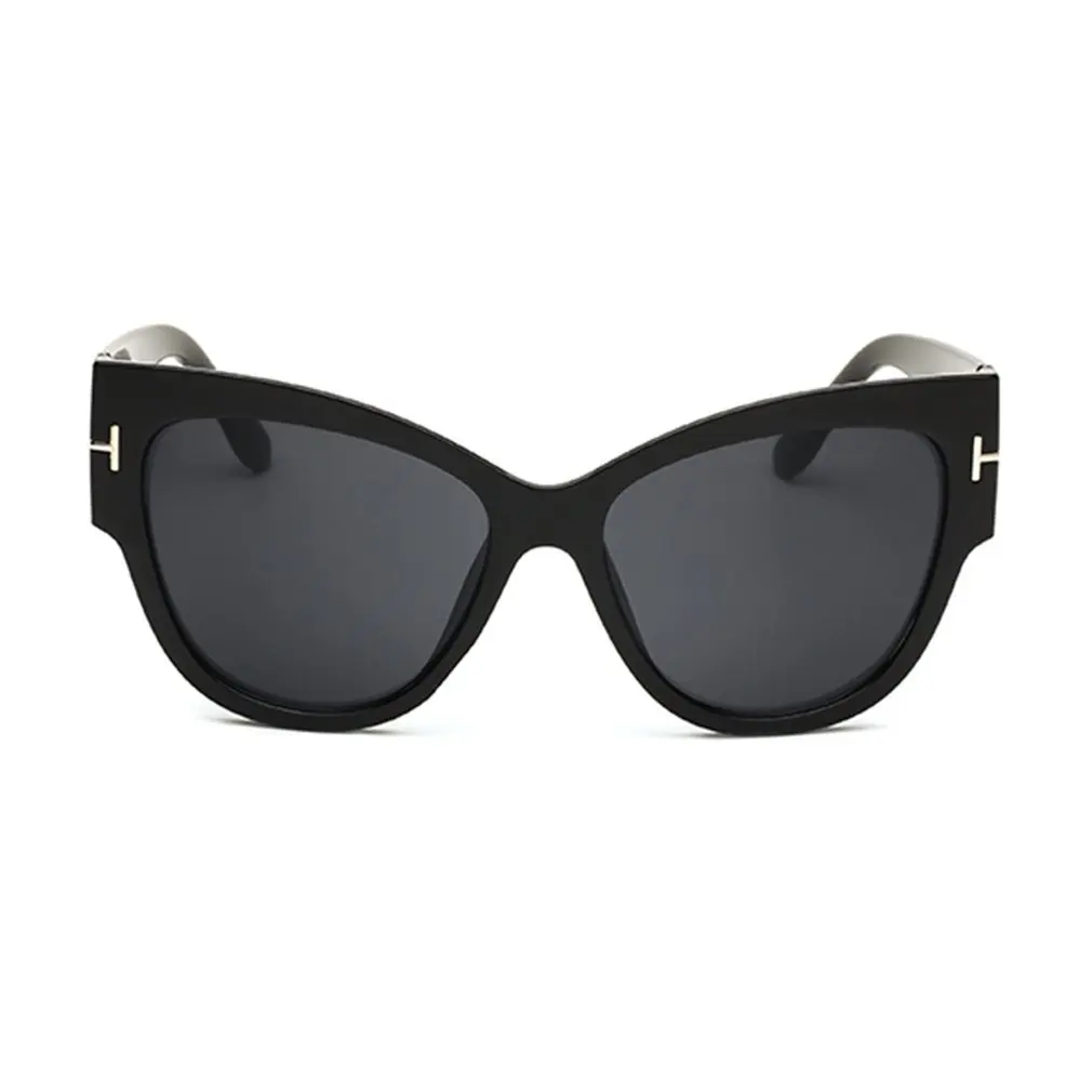 2018 новые модные женские цветные роскошные плоские солнцезащитные очки кошачий