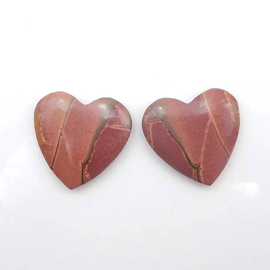 

Натуральная разноцветная яшма Пикассо, полудрагоценные камни, ювелирные аксессуары, кабошоны в форме сердца 20x20x4 мм, 5,3 г