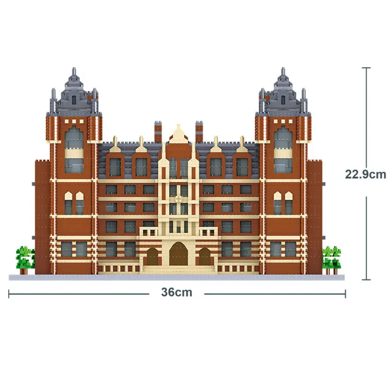 4823 шт Мини Мир архитектура Великобритания Королевский колледж музыки блок набор