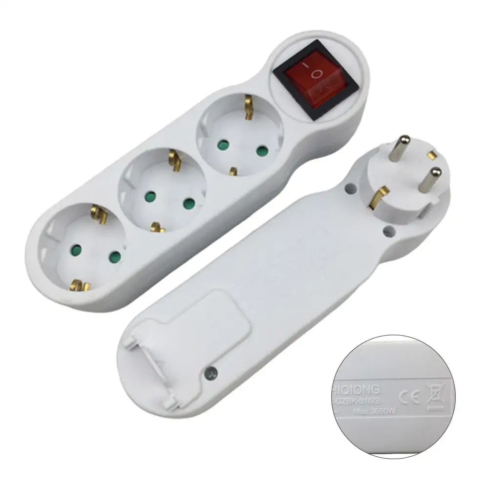 Легкий Электронный блок питания с 3 отверстиями и вилкой европейского