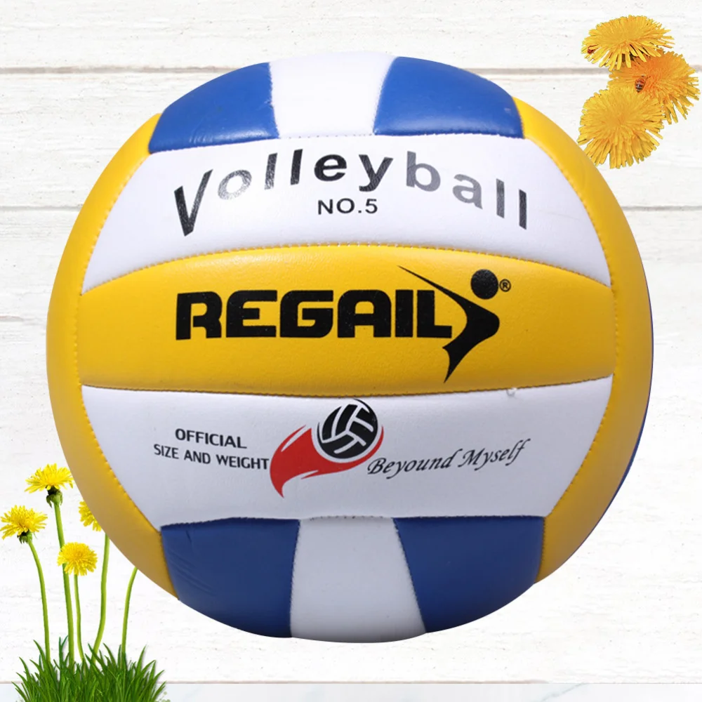 

1PC Standard Volleyball Sport PU Volleyball for Outdoor Training Games (Red)