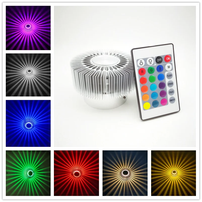 Алюминиевые настенные светильники 3 Вт фосветильник светильник 220 В переменного