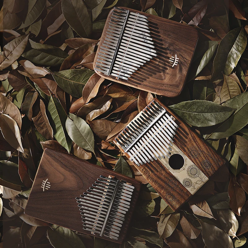 Клавиатура hlulu Arc Kalimba 21 клавиша черный орех Mbira клавиатура большой палец пианино