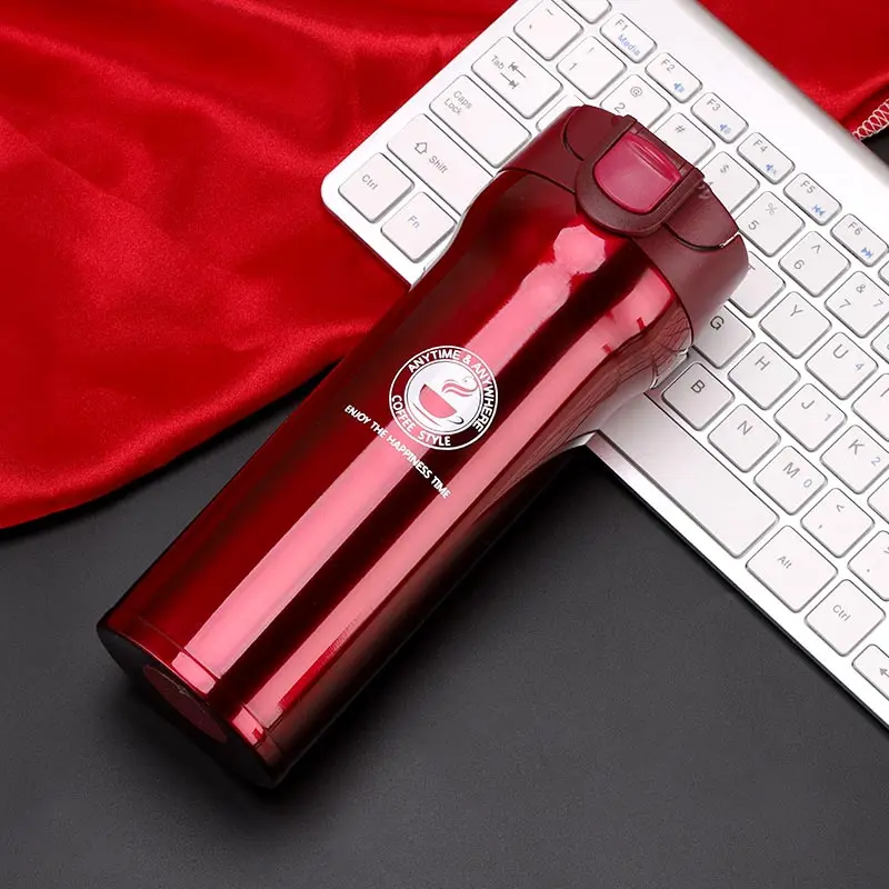 Термос кофейная кружка с двойными стенками стакан из нержавеющей стали