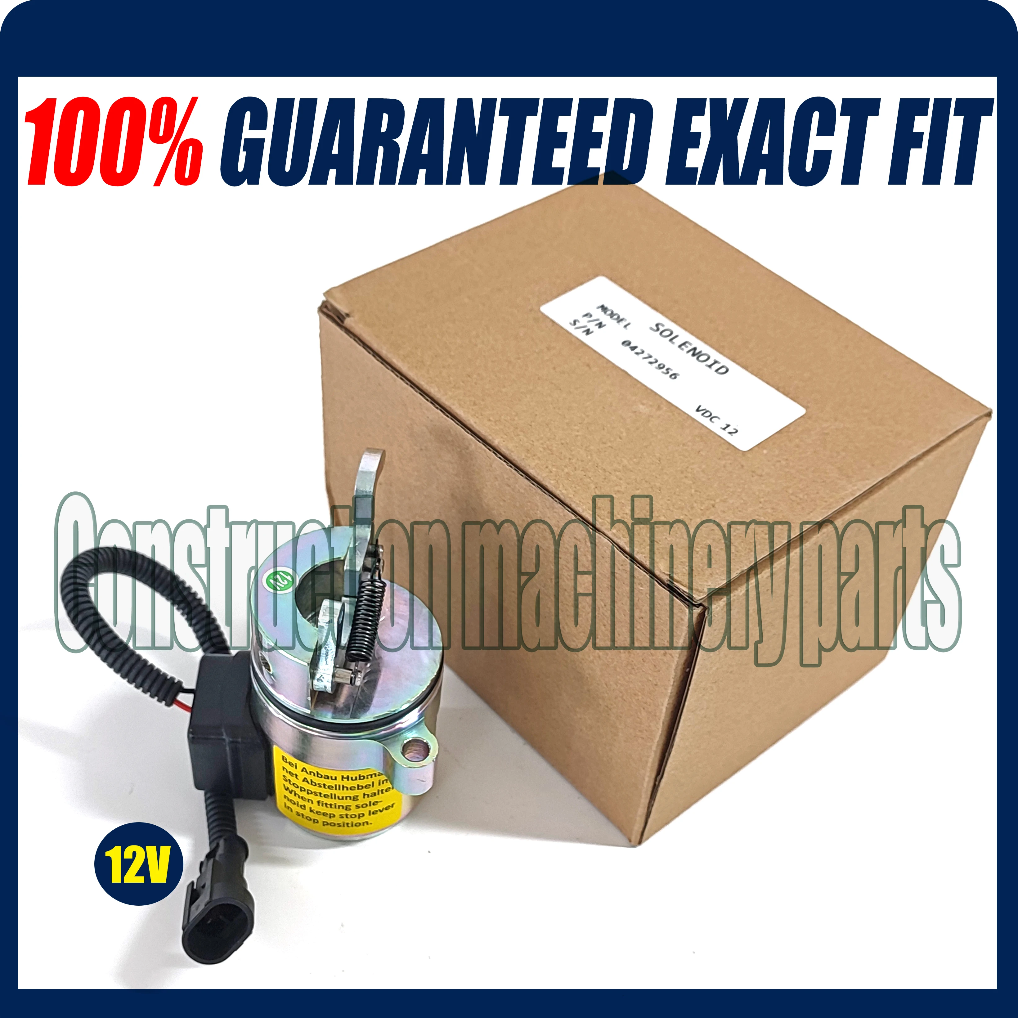 04272956 Fuel Shut Off Solenoid 6686715 for BOBCAT 863 864 873 883 fit Deutz Skid Steer OS 0427 2956 / 0427-2956 | Обустройство дома