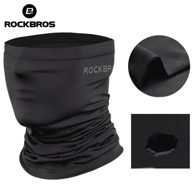 ROCKBROS походные шарфы Бандана Мужская впитывающая пот дышащая походный шарф для шеи Теплая Беговая велосипедная тактическая Балаклава маска для лица