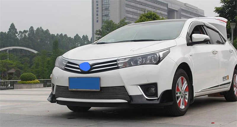 Для пары Toyota Corolla Splitter Губы передний автомобильный спойлер 16 передний бампер диффузор протектор кузова Комплект спойлер Corolla
