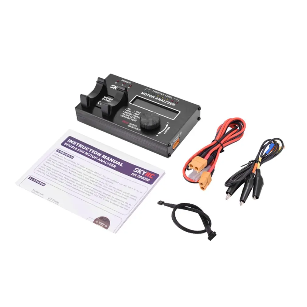 

SKYRC SK-500020-01 Brushless Motor LCD Analyzer Motor Tester With LCD Display Screen For RC Car Motor KV Measurement