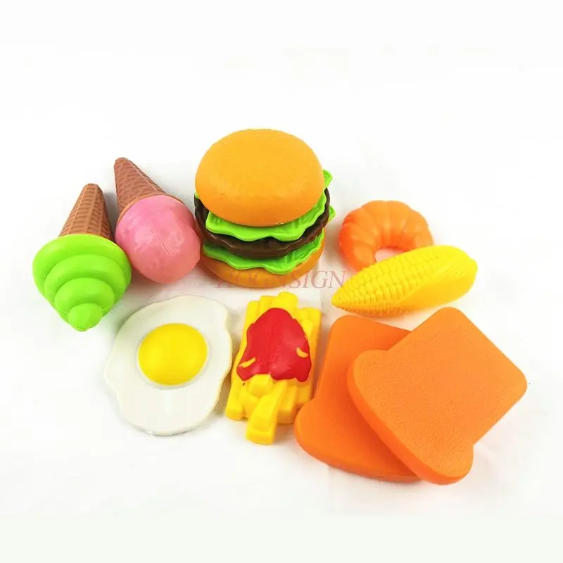 

9pcs Emulation Food Kitchen Toys Vegetables Toy For Girl Potato Chinese Cabbage Corn Broccoli Carrot Play House Toy 2021