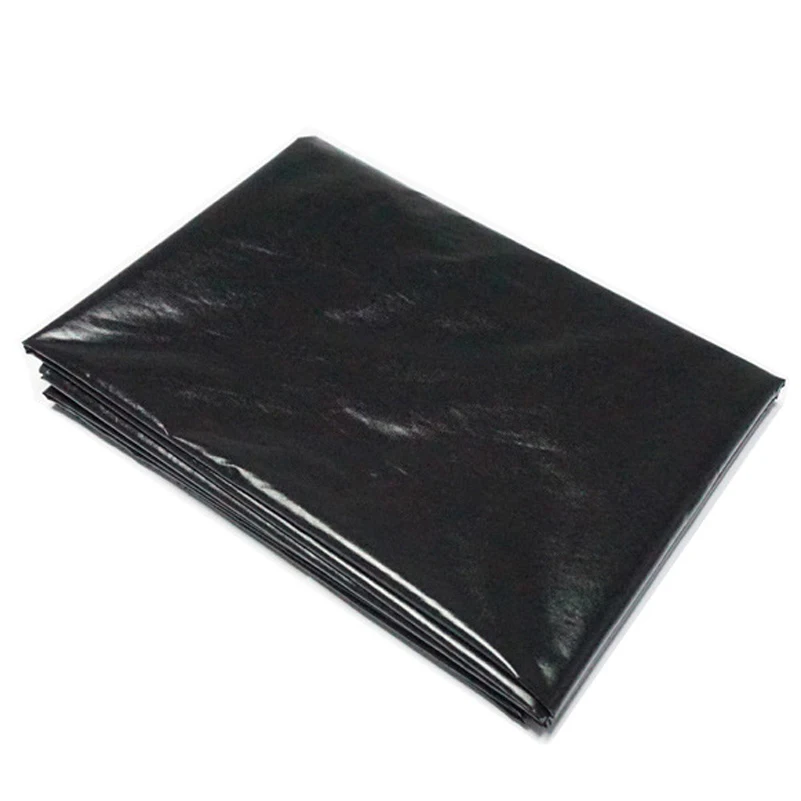 Толстые однотонные черные маслостойкие и водостойкие простыни из полиэстера для