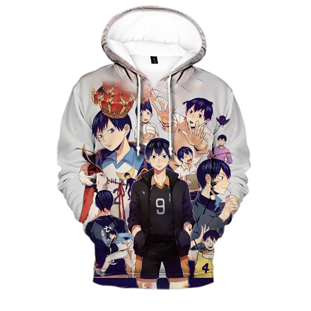

Kpop Haikyuu 3D Hoodies Sweatshirts Boys/Girls Streetwear Clothes Autumn Winter Harajuku Kid's Cute Streetwear Oversized tops