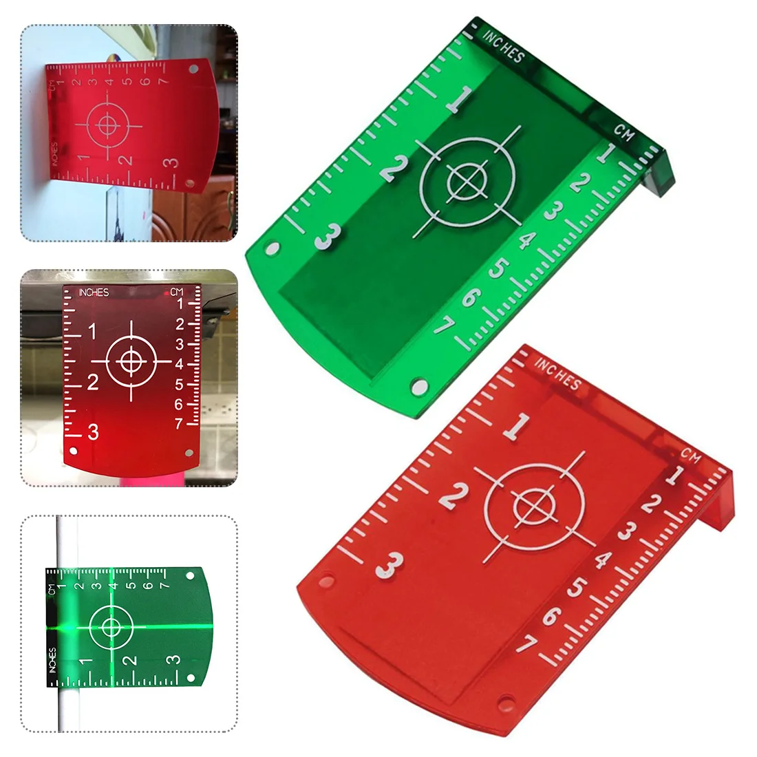Светоотражающая Магнитная плата без заусенцев красная или зеленая Целевая