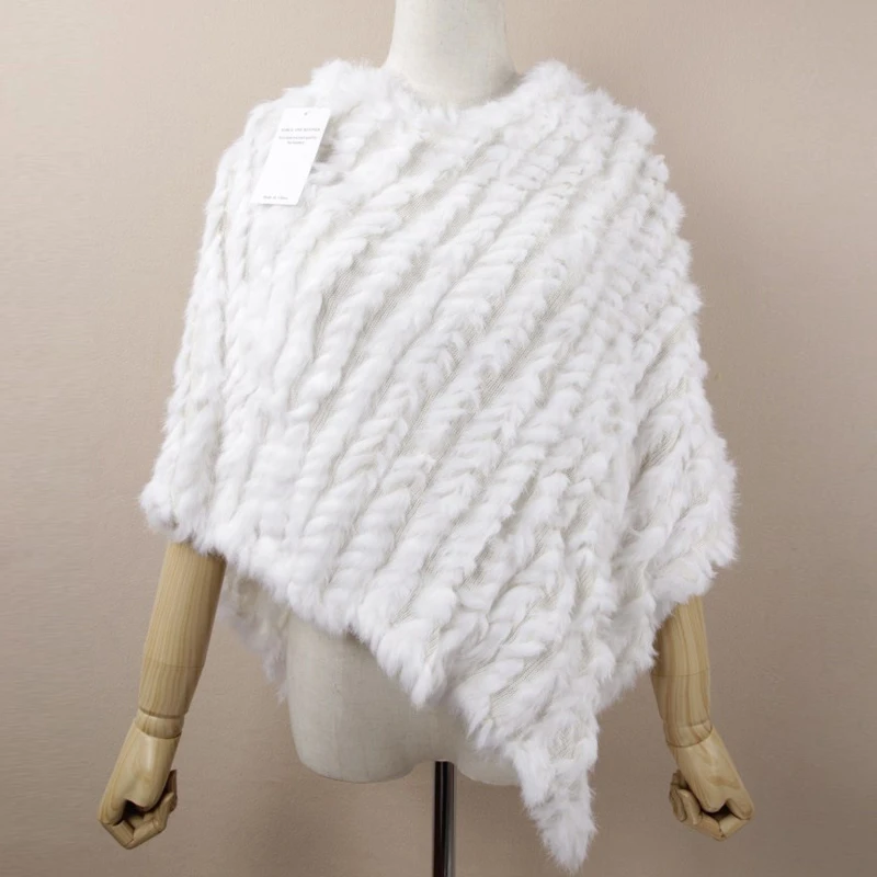 Розничная продажа осенне-зимние женские вязаные пончо из натурального