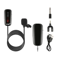 portable cardioid interview phone pc clip on universal professional mini hands free wireless lavalier microphone video recording