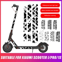 modified reflective stickers electric scooter waterproof luminous warning sticker for xiaomi mipro1s electric scooter parts