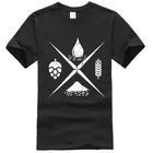 Мужские брендовые пивоваренные T-образные рубашки, пивоваренные изделия для домашнего пивоварения IPA camiseta gift