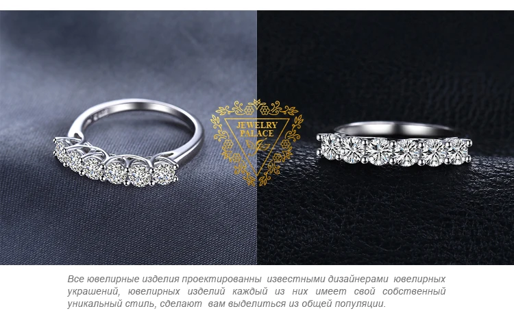 JewelryPalace невесты Кубического Циркония Обручальное кольцо 925 пробы серебро Новые Свадебные Fshion для женщин ювелирные изделия Новое поступлен