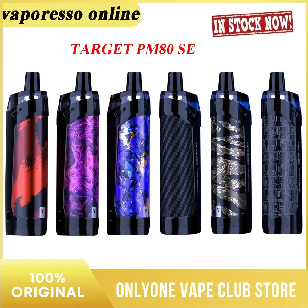 Горячая Распродажа Vaporesso Target PM80 Se Pod Kit с 4 мл TARGET POD 0 2/18650 Ом GTX катушка питание от